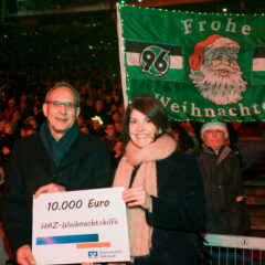 Die Hannoversche Volksbank überrascht im Stadion